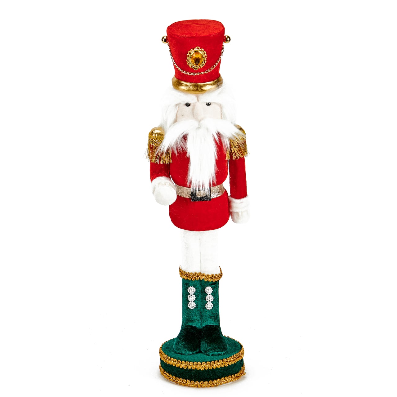 17" Christmas Standing Nutcracker Figure for Mantle & Tabletop Décor